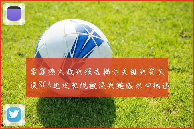 雷霆热火裁判报告揭示关键判罚失误SGA进攻犯规被误判鲍威尔回线违例未被吹罚