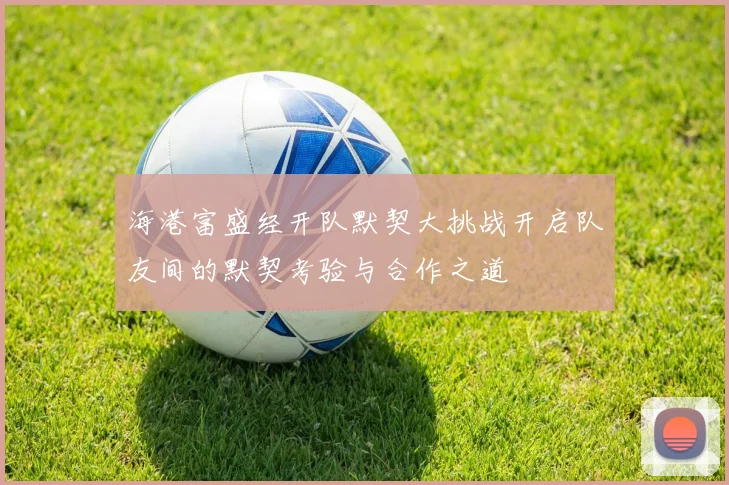 海港富盛经开队默契大挑战开启队友间的默契考验与合作之道